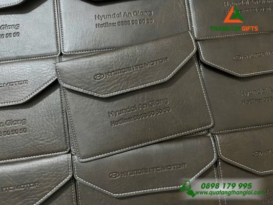 Ví Da Đựng Giấy Tờ Ô Tô – Dập Chìm Logo Hyundai An Giang