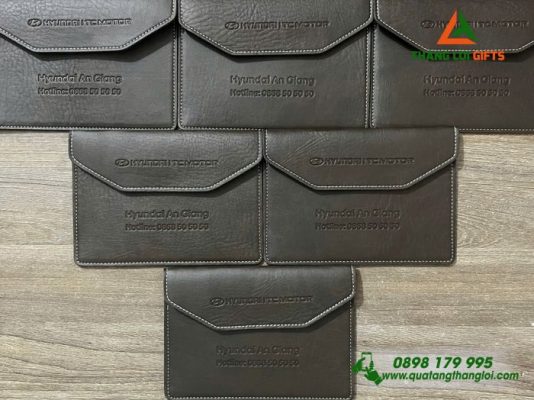 Ví Da Đựng Giấy Tờ Ô Tô – Dập Chìm Logo Hyundai An Giang