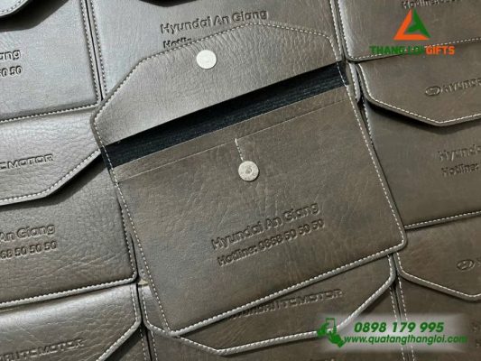 Ví Da Đựng Giấy Tờ Ô Tô – Dập Chìm Logo Hyundai An Giang
