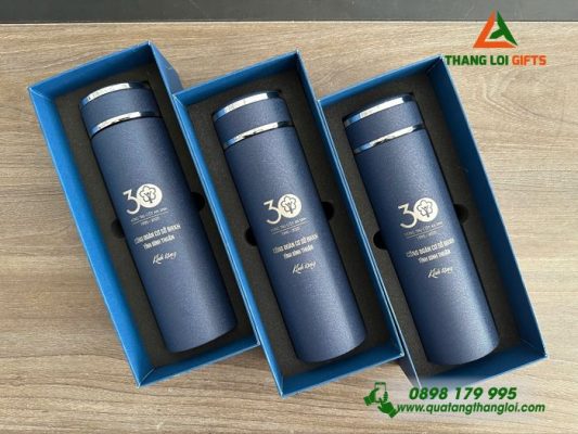 Bình Giữ Nhiệt - Khắc Logo Công Đoàn Cơ Sở BHXH Tỉnh Bình Thuận