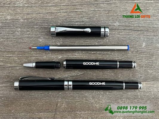 Bút Ký Kim Loại Nắp - Khắc Logo Doanh Nghiệp GOODWE