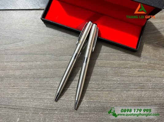 Bút Ký Kim Loại Xoay – Khắc Logo Bệnh Viện Hoàn Mỹ Đà Nẵng