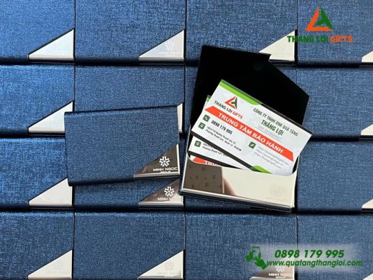 Hộp Đựng Namecard - Khắc Logo Doanh Nghiệp Minh Ngọc Group