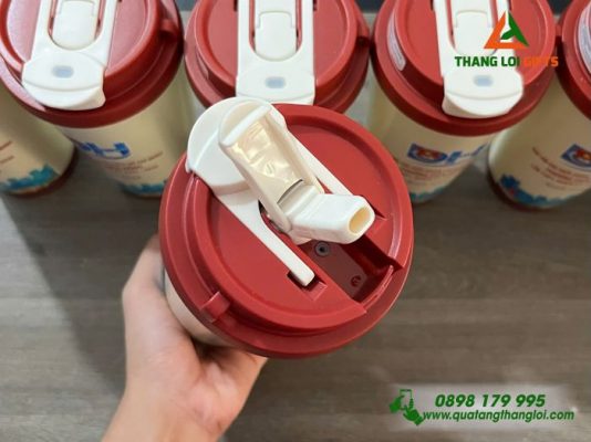 Ly Giữ Nhiệt 530ml – In Logo Đại Hội Đoàn TNCS Phường Diên Hồng