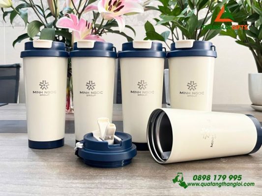 Ly Giữ Nhiệt 530ml - Khắc Logo Doanh Nghiệp Minh Ngọc Group
