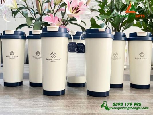 Ly Giữ Nhiệt 530ml - Khắc Logo Doanh Nghiệp Minh Ngọc Group