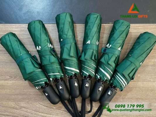 Ô Dù Cầm Tay Màu Xanh - In Logo Doanh Nghiệp WYNDHAM GARDEN