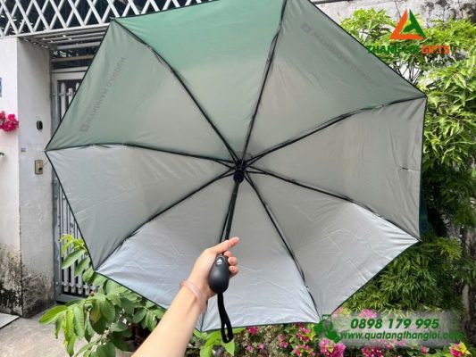 Ô Dù Cầm Tay Màu Xanh - In Logo Doanh Nghiệp WYNDHAM GARDEN
