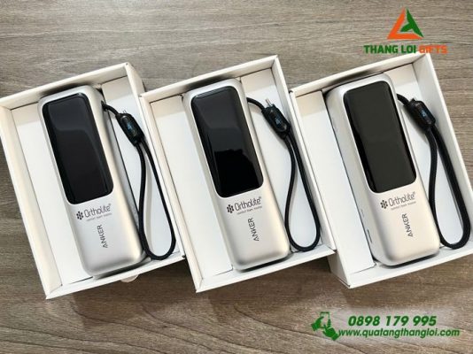 PST 05 - Pin Sạc Dự Phòng Anker Zolo 25.000mAh 165W - In Logo Doanh Nghiệp