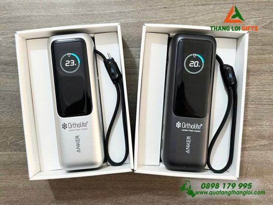 PST 05 - Pin Sạc Dự Phòng Anker Zolo 25.000mAh 165W - In Logo Doanh Nghiệp