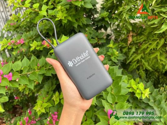 Pin Sạc Dự Phòng Xiaomi 20.000mAh – In Logo Doanh Nghiệp Ortholite