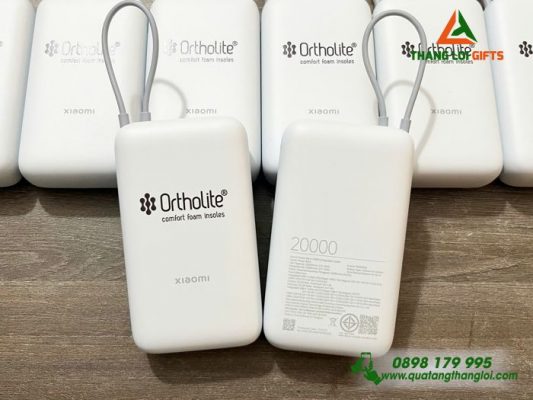 PST 04 - Pin Sạc Dự Phòng Xiaomi 20.000mAh - Quà Tặng Doanh Nghiệp In Logo