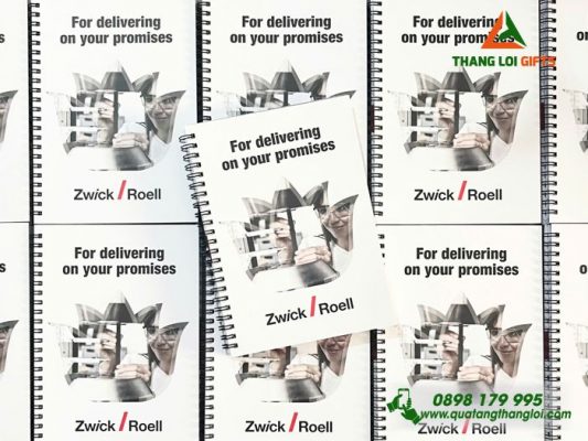 Sổ Tay Lò Xo – In Logo Doanh Nghiệp Zwick Roell Group