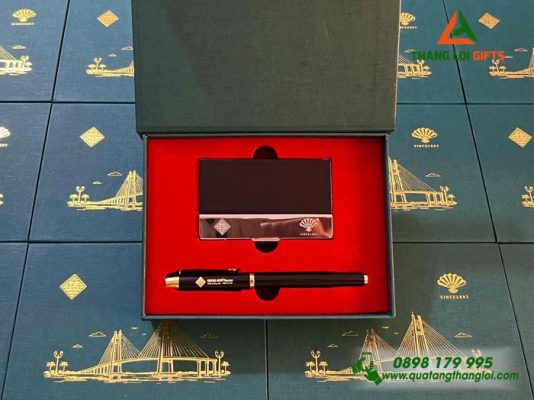 Set Quà Tặng (Namecard+Bút Parker) - In Khắc Logo Trung Sơn Pharma