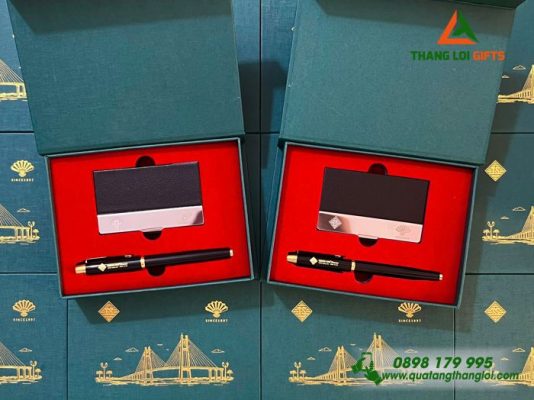 Set Quà Tặng (Namecard+Bút Parker) - In Khắc Logo Trung Sơn Pharma