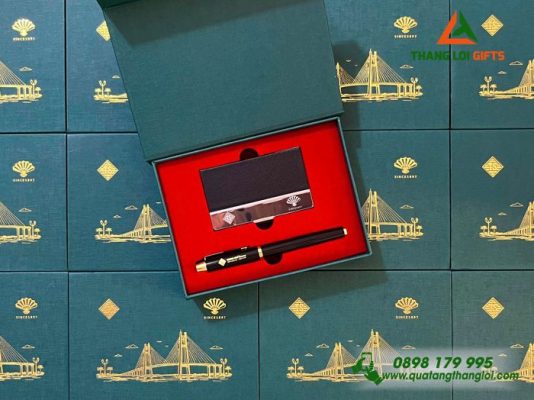 Set Quà Tặng (Namecard+Bút Parker) - In Khắc Logo Trung Sơn Pharma
