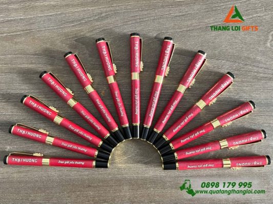 Bút Ký Kim Loại Cao Cấp – Khắc Logo Doanh Nghiệp Thái Hương