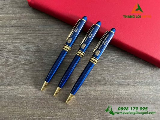 Bút Ký Kim Loại - Khắc Logo Chi Bộ Công An Phường Tân Hưng Thuận