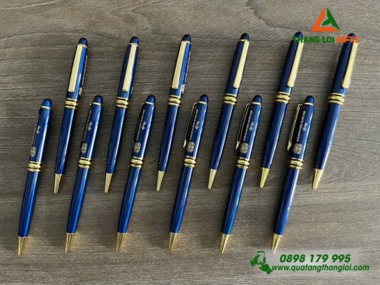 Bút Ký Kim Loại - Khắc Logo Chi Bộ Công An Phường Tân Hưng Thuận