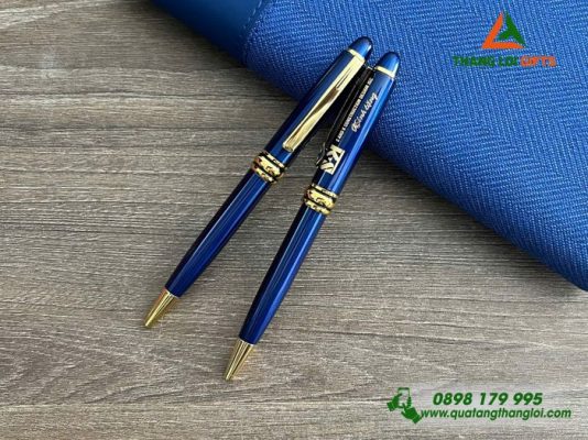 Bút Ký Kim Loại Xoay - Khắc Logo Doanh Nghiệp S&K