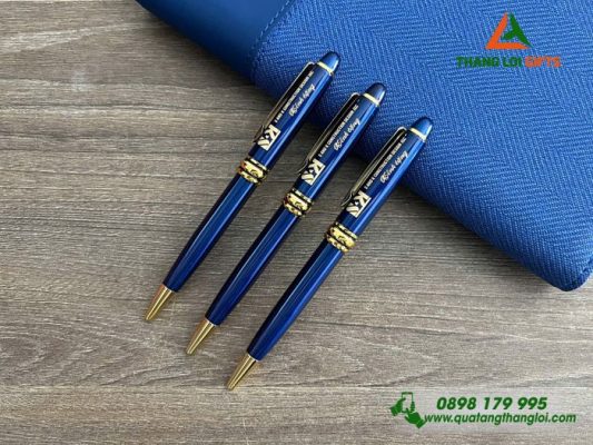Bút Ký Kim Loại Xoay - Khắc Logo Doanh Nghiệp S&K