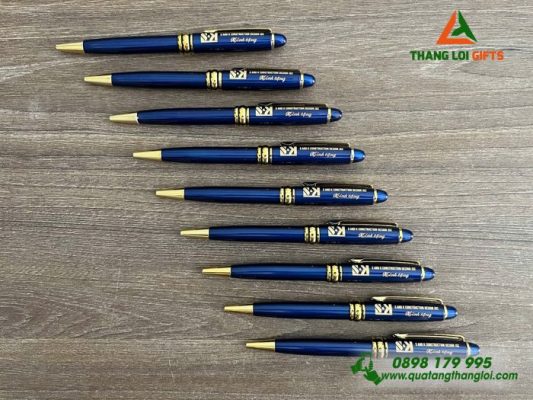 Bút Ký Kim Loại Xoay - Khắc Logo Doanh Nghiệp S&K