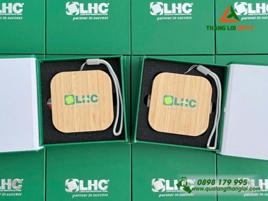 Hộp Cáp Sạc Đa Năng Gỗ - In Logo Doanh Nghiệp Long Hậu LHC
