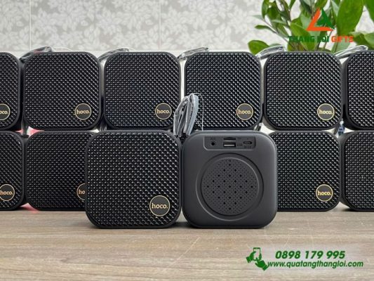 Loa Bluetooth Hoco Màu Đen - In Logo Doanh Nghiệp Trip.com