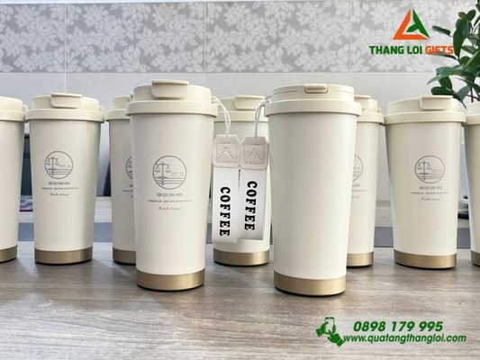 Ly Giữ Nhiệt 530ml - Khắc Logo Trường ĐH Luật - ĐHQG Hà Nội
