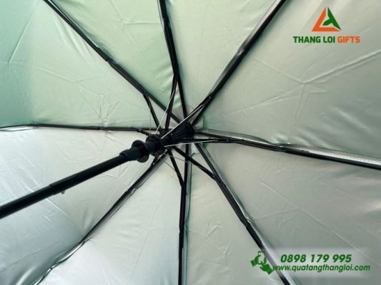 Ô Dù Cầm Tay Gập 3 Màu Xanh Lá – In Logo Doanh Nghiệp Vinacontrol