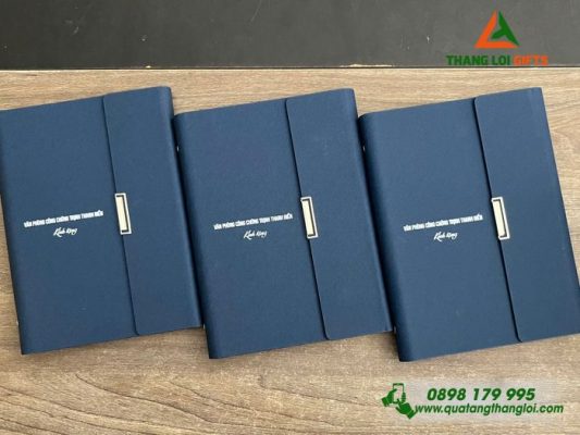 Sổ Da Bìa Còng Gập 3 - In Tên Văn Phòng Công Chứng Trịnh Thanh Điền