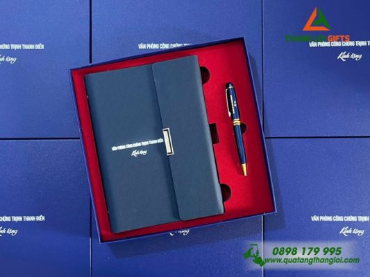 Giftset (Sổ+Bút) - In Tên Văn Phòng Công Chứng Phạm Thanh Điền
