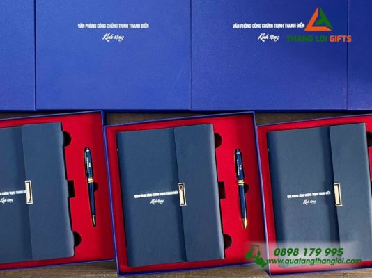 Giftset (Sổ+Bút) - In Tên Văn Phòng Công Chứng Phạm Thanh Điền