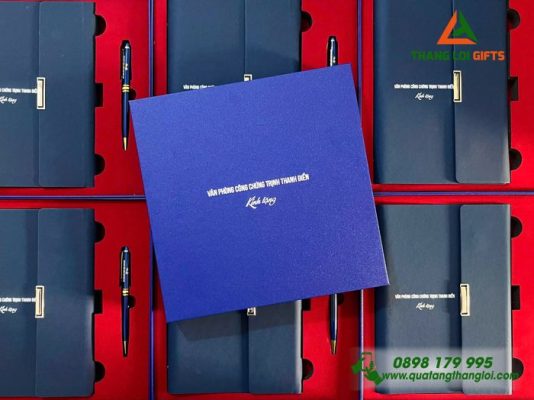 Giftset (Sổ+Bút) - In Tên Văn Phòng Công Chứng Phạm Thanh Điền