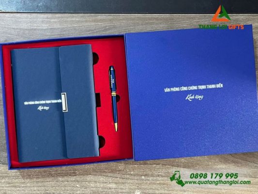 Giftset (Sổ+Bút) - In Tên Văn Phòng Công Chứng Phạm Thanh Điền