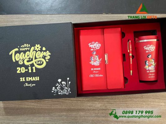 Bộ Qùa Tặng (Sổ+Ly+Bút) - In Khắc Hình Ảnh Làm Qùa Tặng Tri Ân