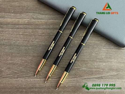 Bút Ký Kim Loại Nắp - Khắc Logo ĐẤT ĐỒNG STUDIO