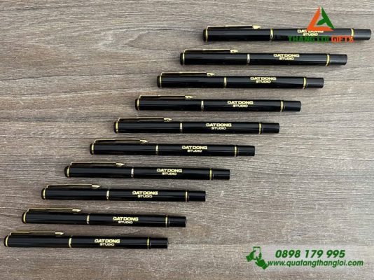 Bút Ký Kim Loại Nắp - Khắc Logo ĐẤT ĐỒNG STUDIO