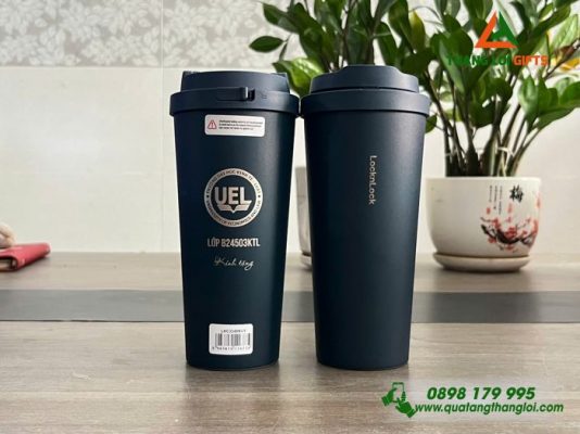 Ly Giữ Nhiệt Lock&Lock - Khắc Logo Trường Đại Học Kinh Tế Luật UEL