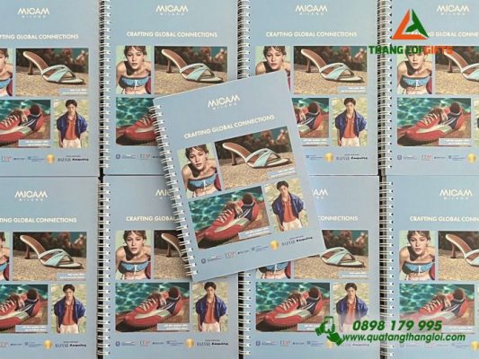 Sổ Tay Lò Xo – In Logo Hình Ảnh Sự Kiện MICAM Milano