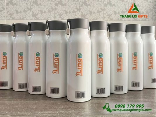 Bình Giữ Nhiệt Lock&Lock - In Logo Trung Tâm Ngoại Ngữ ALOHA Sài Gòn