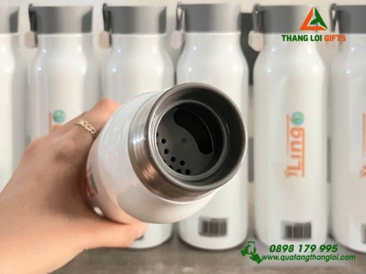 Bình Giữ Nhiệt Lock&Lock - In Logo Trung Tâm Ngoại Ngữ ALOHA Sài Gòn