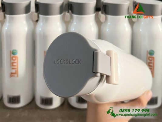 Bình Giữ Nhiệt Lock&Lock - In Logo Trung Tâm Ngoại Ngữ ALOHA Sài Gòn