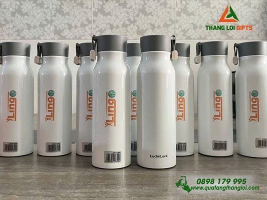 Bình Giữ Nhiệt Lock&Lock - In Logo Trung Tâm Ngoại Ngữ ALOHA Sài Gòn