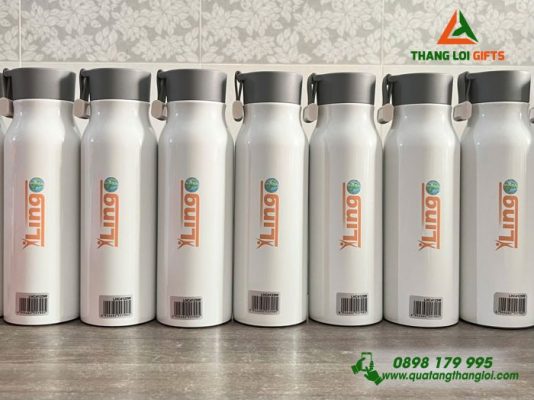 Bình Giữ Nhiệt Lock&Lock - In Logo Trung Tâm Ngoại Ngữ ALOHA Sài Gòn