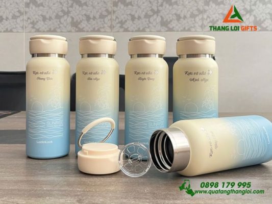 Bình Giữ Nhiệt Lock&Lock LHC4321 In Khắc Logo, Tên Doanh Nghiệp