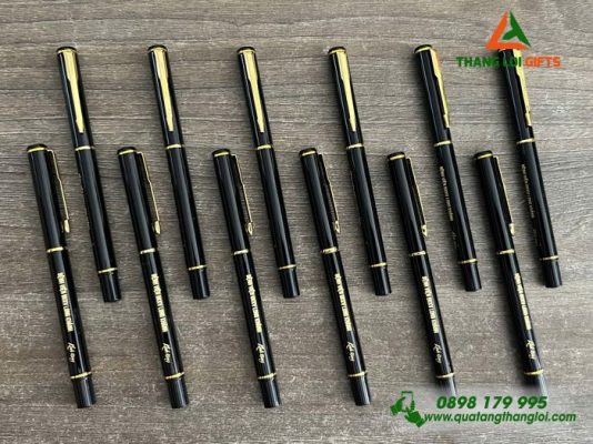 Bút Ký Kim Loại Màu Đen - Khắc Tên Bệnh Viện ĐKKV Long Khánh