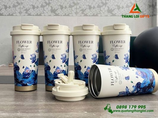 Ly Giữ Nhiệt 530ml - Khắc Logo Doanh Nghiệp Hải Minh Shipping