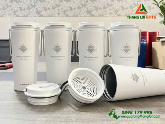 Ly Giữ Nhiệt Lock&Lock - Khắc Logo Trường THCS Lương Định Của