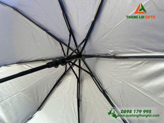 Dù Cầm Tay Gấp 3 - In Logo Trung Tâm Ngoại Ngữ ALOHA Sài Gòn